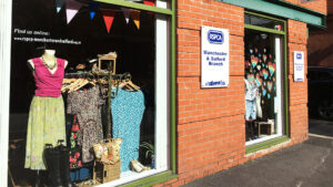 RSPCA Manchester and Salford - Northern Quarter shop facade